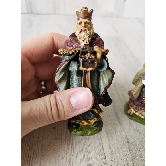 Dept 56 Nativity Wiseman set AS IS gifts Xmas decor religious - Picture 6 of 13